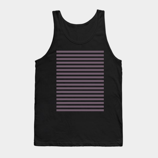 Mauve Color Stripes Pattern Tank Top by craftydesigns